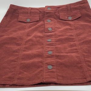 Corduroy skirt